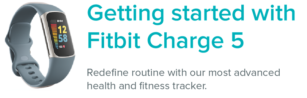 How do I get started with Fitbit Charge 5?