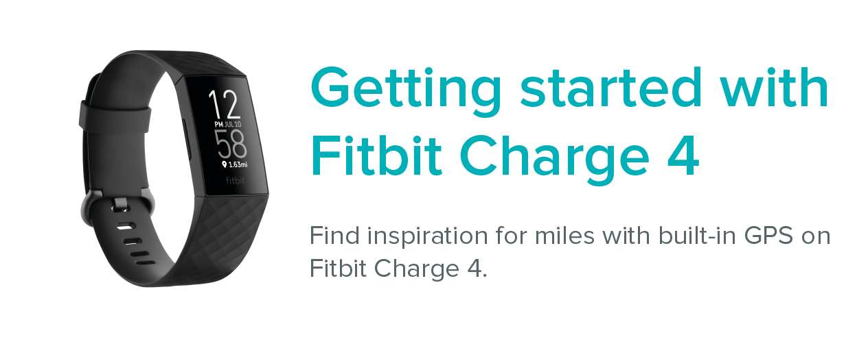 bruger madras Oh How do I get started with Fitbit Charge 4?