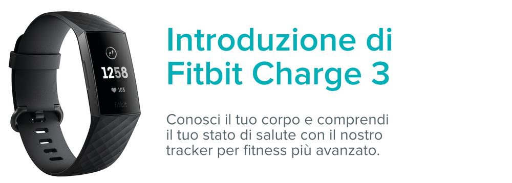 utilizzare Fitbit Charge 3 
